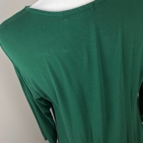 Nine Britton Green Lace-Up Front Dress Size M - Picture 5 of 6